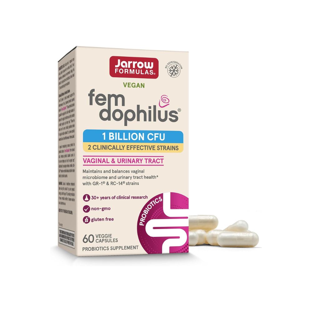 Jarrow Formulas Fem-Dophilus Veggie Capsules For Vaginal & Urinary Tract Health