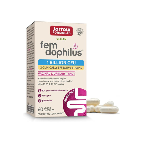 Jarrow Formulas Fem-Dophilus Veggie Capsules For Vaginal & Urinary Tract Health