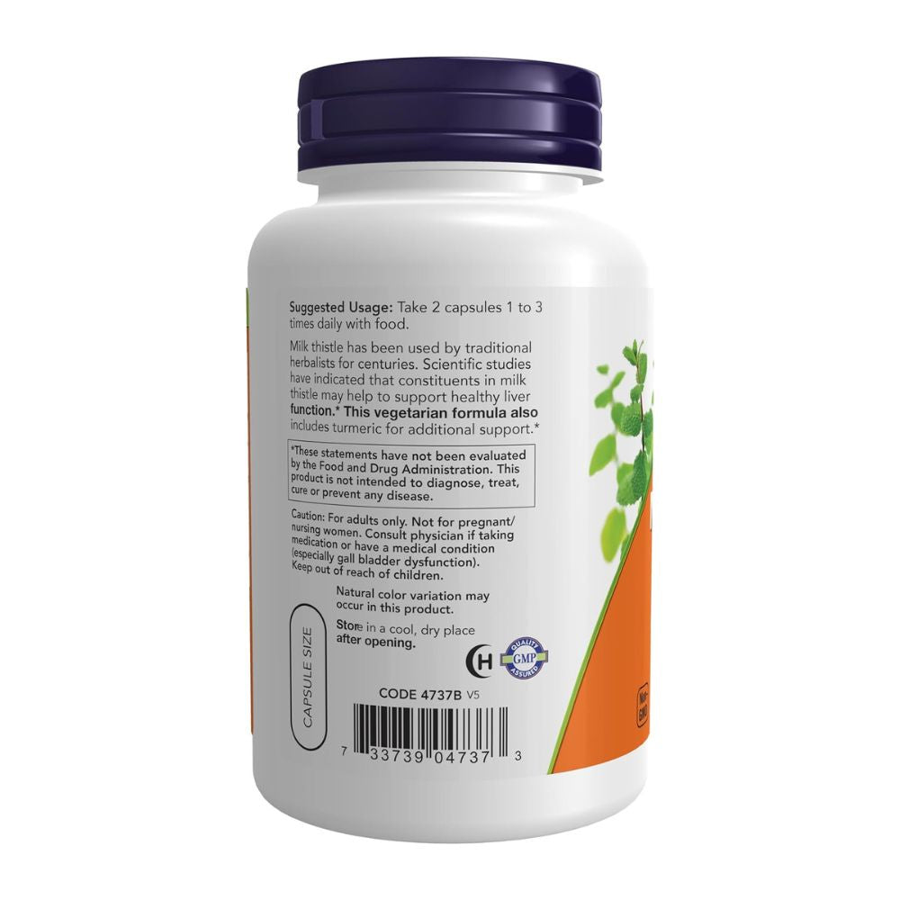 NOW Foods Silymarin Milk Thistle Extract 150 mg Veg Capsules