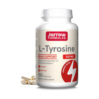 Thumbnail for Jarrow Formulas L-Tyrosine 500mg Capsules For Brain Health Support