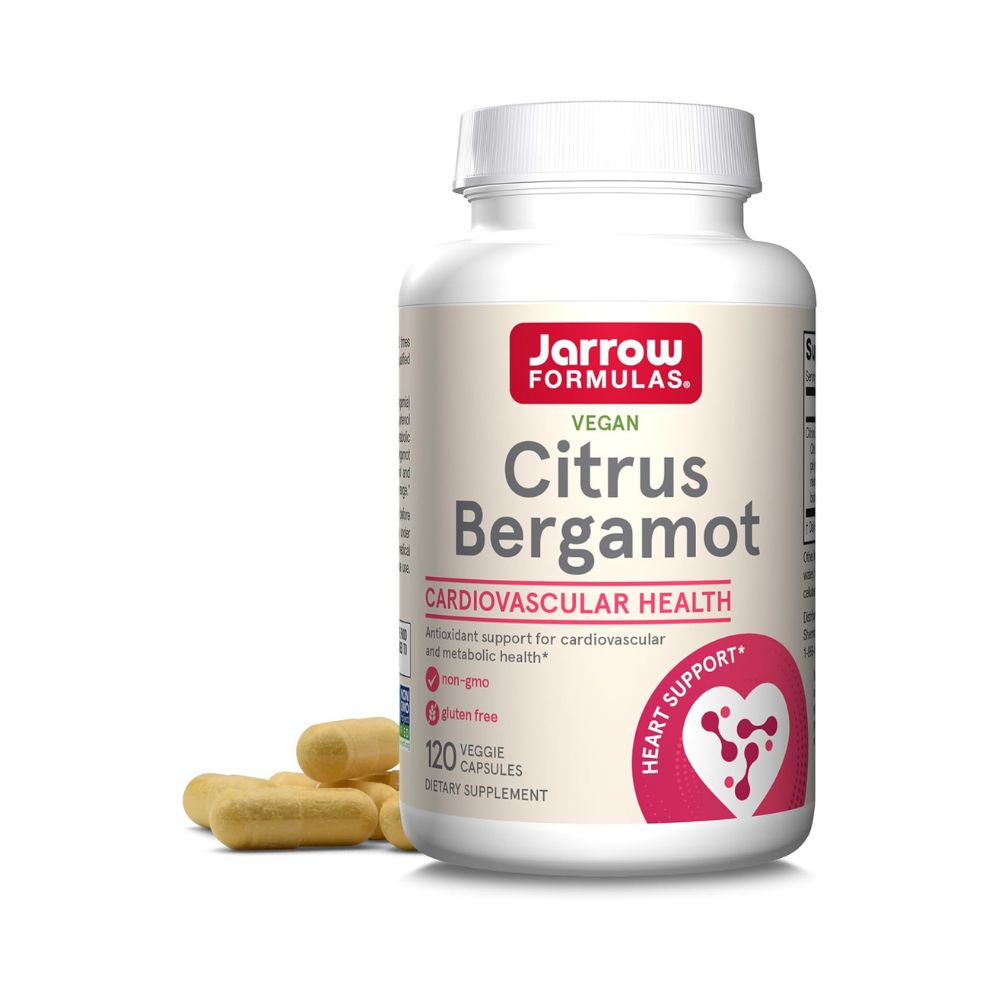 Jarrow Formulas Citrus Bergamot Veggie Capsules For Cardiovascular & Metabolic Health