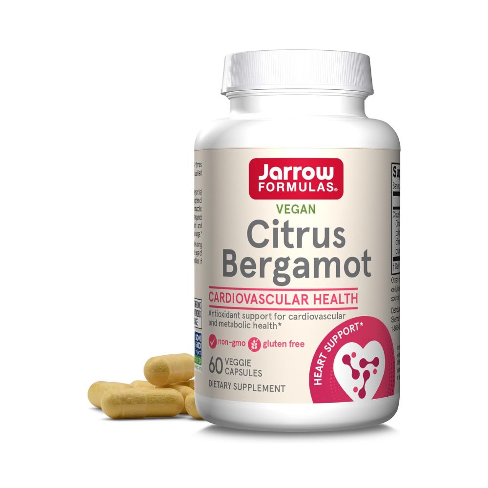 Jarrow Formulas Citrus Bergamot Veggie Capsules For Cardiovascular & Metabolic Health