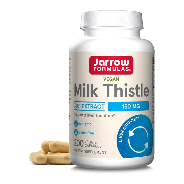 Jarrow Formulas Milk Thistle 150 mg With 30:1 Veggie Capsules