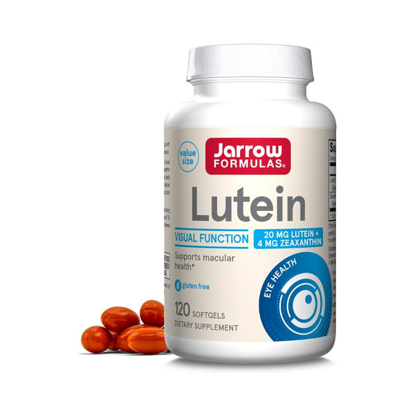 Jarrow Formulas Lutein 20 mg Softgels With Zeaxanthin For Visual Function