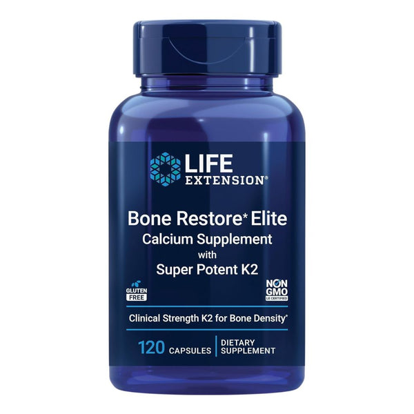 Life Extension Bone Restore Elite with Super Potent K2 Capsules