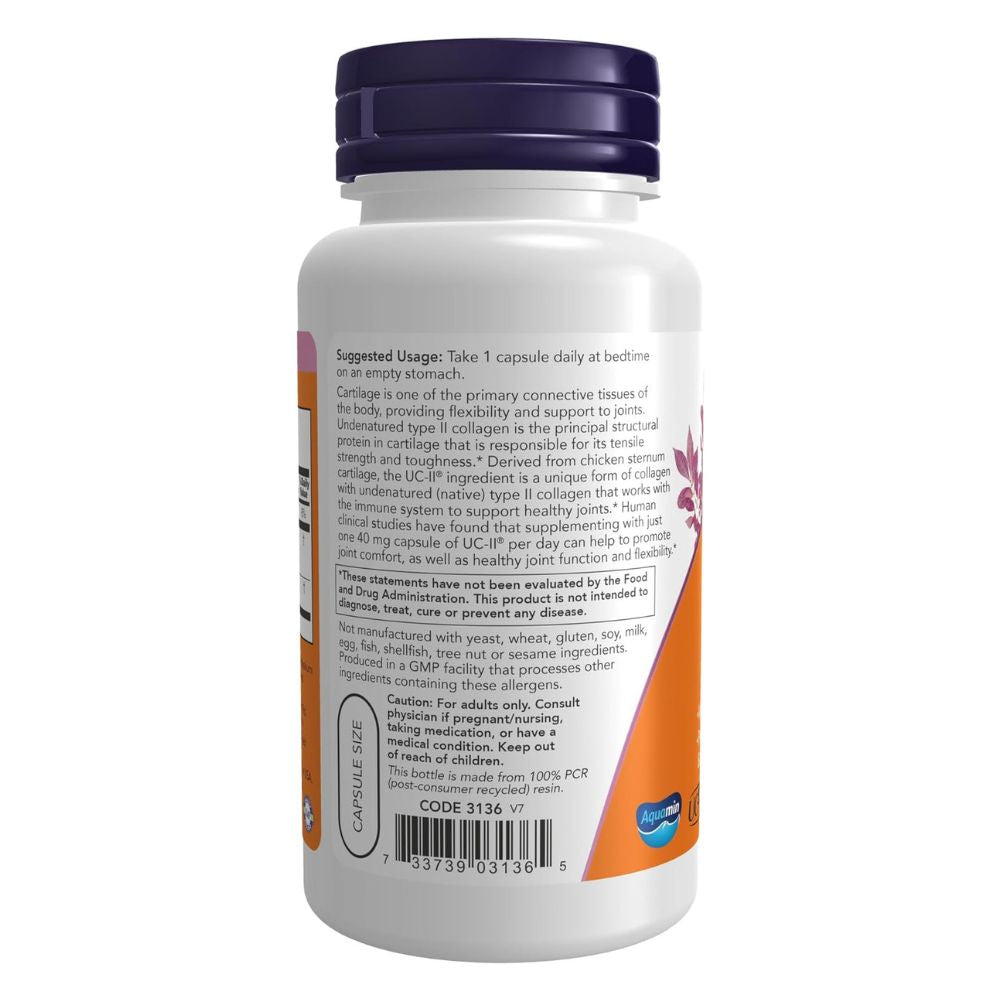 NOW Foods UC-II Type II Collagen Veg Capsules