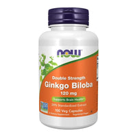 Thumbnail for NOW Foods Double Strength Ginkgo Biloba 120 mg Veg Capsules