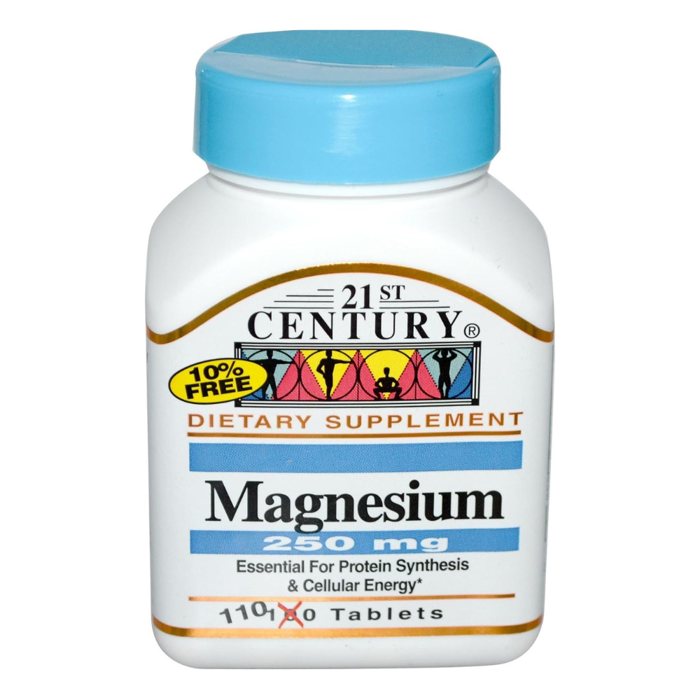 21st Century, Magnesium, 250 mg, 110 Tablets