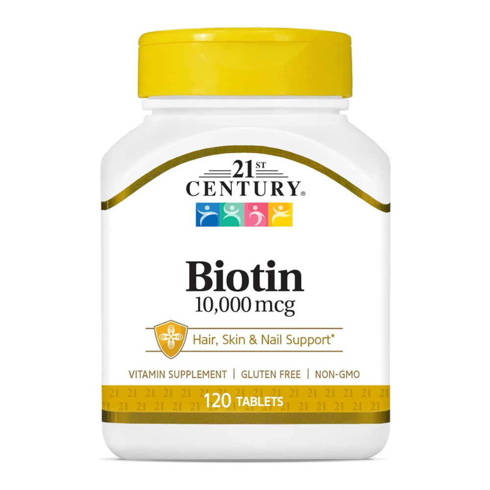 21st Century, Biotin, 10,000 mcg, 120 Tablets