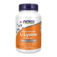 Thumbnail for NOW Foods Double Strength L-Lysine 1,000 mg Tablets