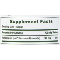 Thumbnail for Nature's Bounty Potassium Gluconate 99mg Caplets