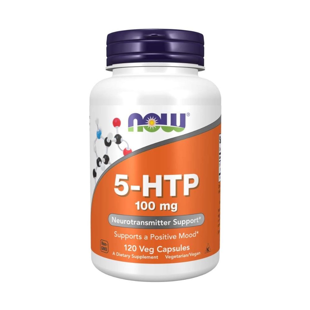 NOW Foods 5-HTP 100 mg Veg Capsules