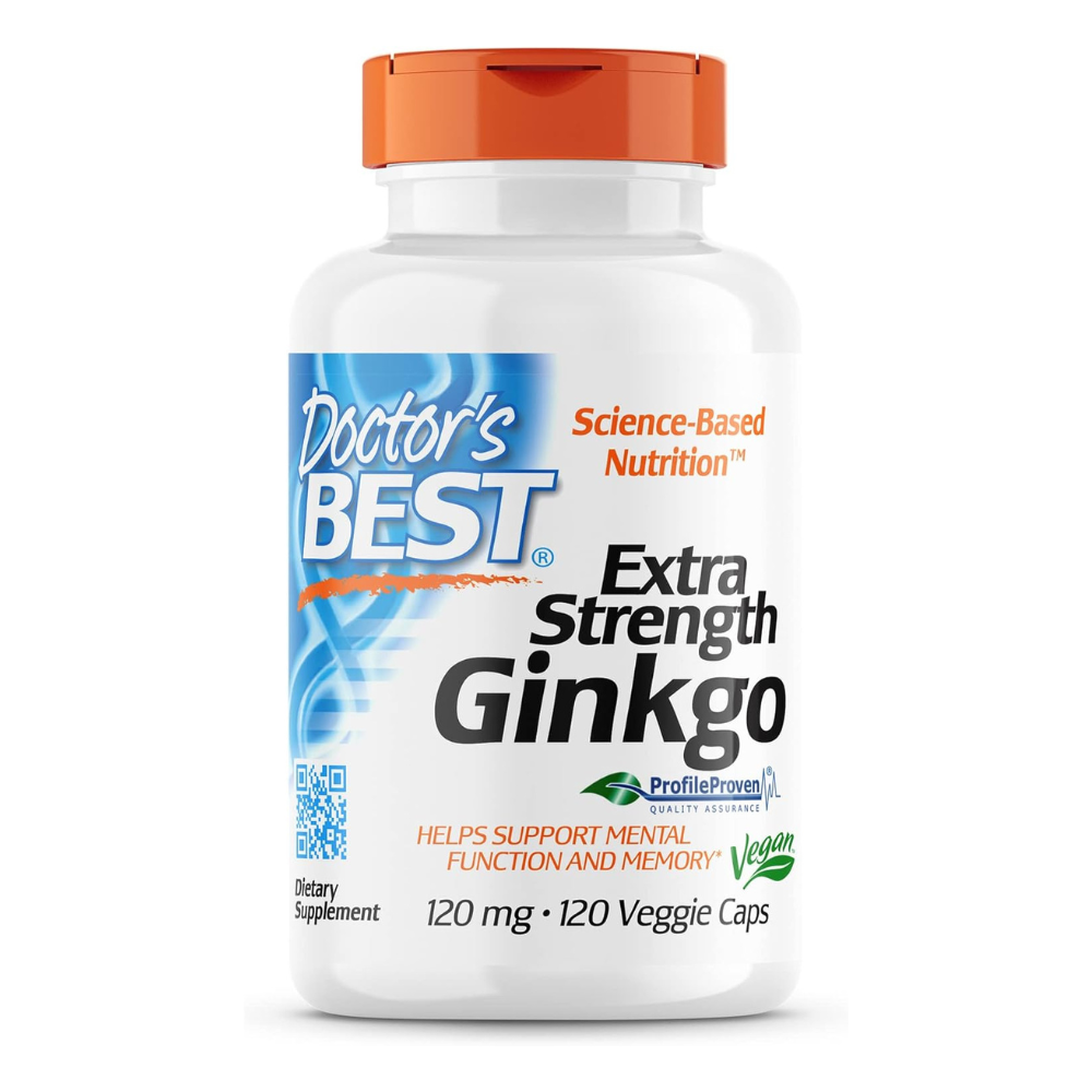 Doctor's Best Extra Strength Ginkgo Veg Capsules