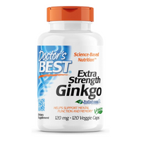 Thumbnail for Doctor's Best Extra Strength Ginkgo Veg Capsules