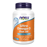 Thumbnail for NOW Foods Ultra Omega-3 Fish Oil Softgels