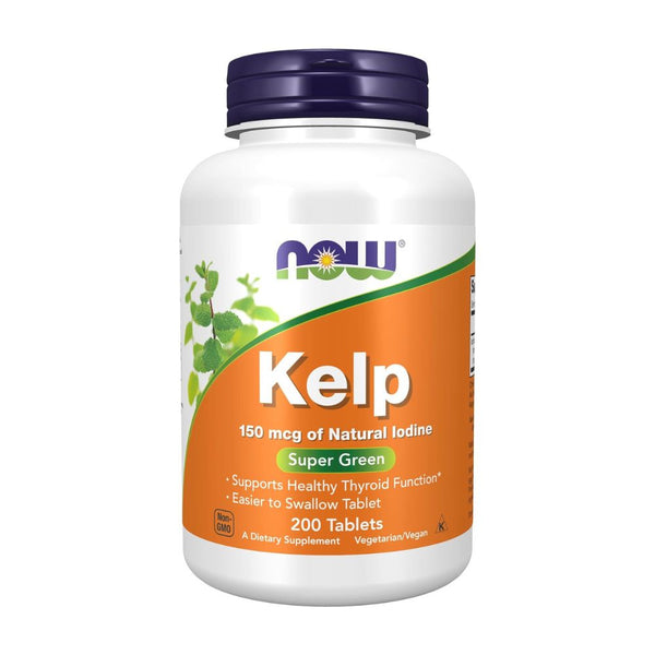 NOW Food Kelp 150 mcg of Natural Iodine Tablets