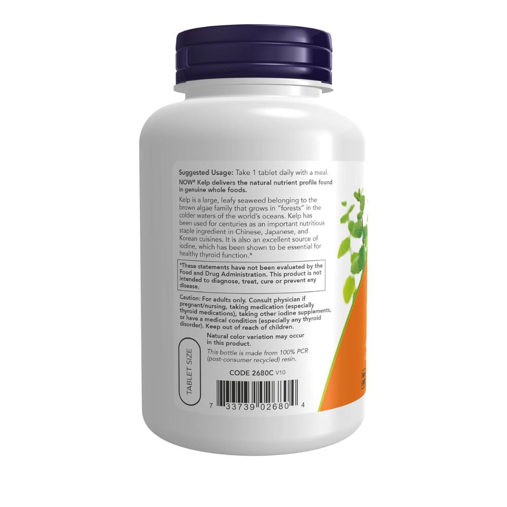 NOW Food Kelp 150 mcg of Natural Iodine Tablets