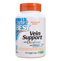 Thumbnail for Doctor's Best, Vein Support with DiosVein and MenaQ7, 60 Veggie Caps