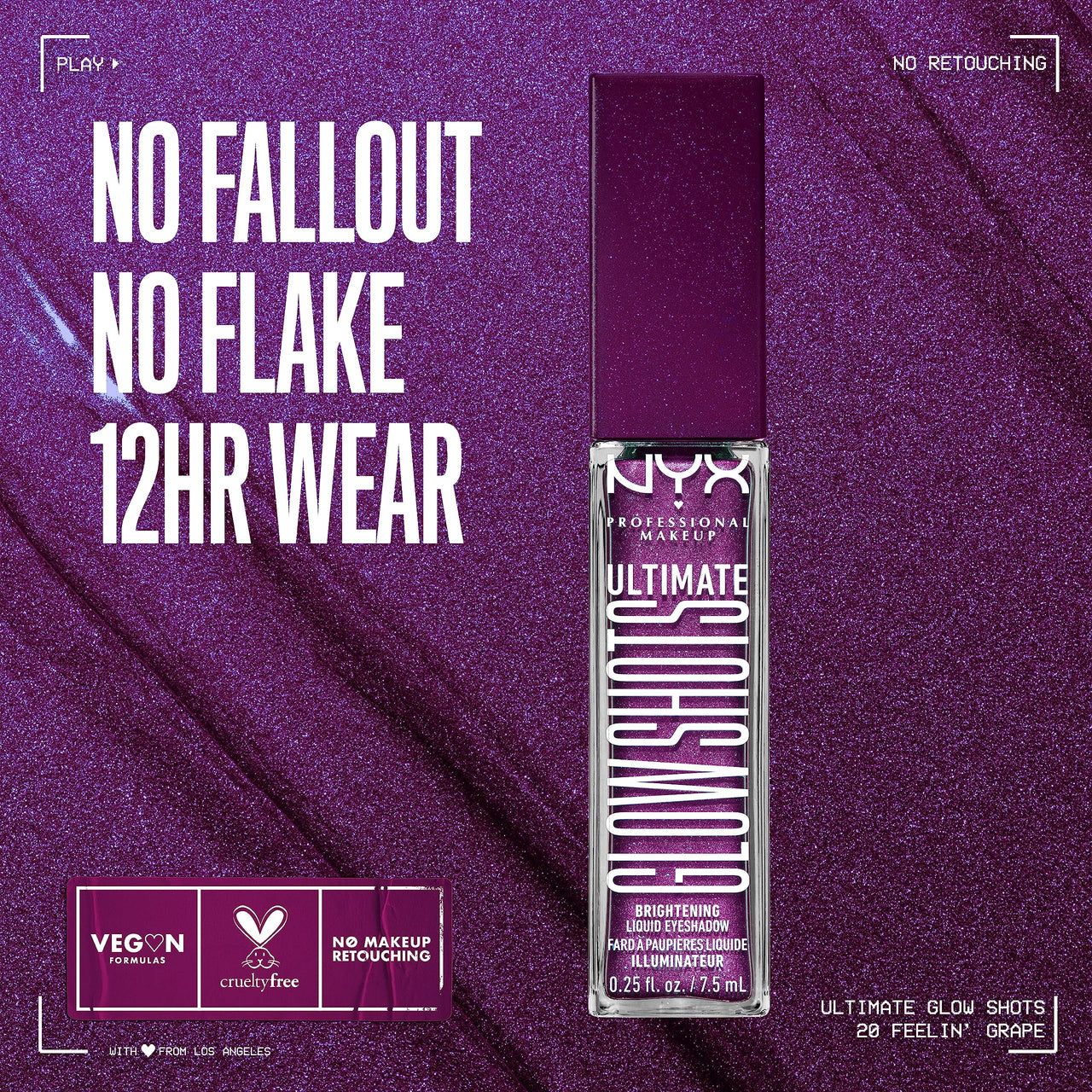 NYX PROFESSIONAL MAKEUP, Ultimate Glowshots Vivid Rich - Feelin' Grape