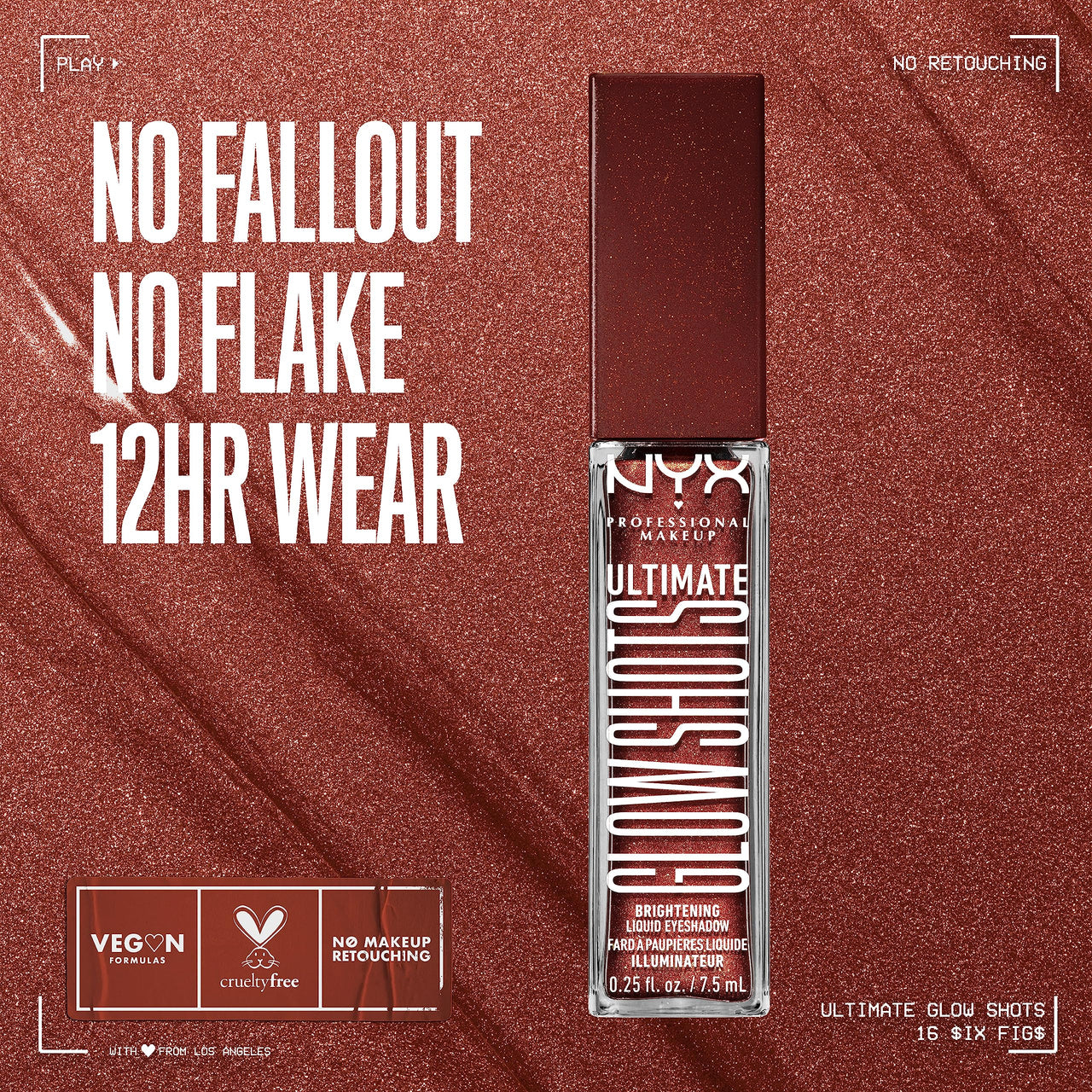 NYX PROFESSIONAL MAKEUP, Ultimate Glowshots Vivid Rich - Six Figs