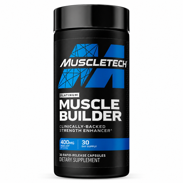 Image 1 of Muscletech Nitric Oxide Supplements for Men & Women, Muscle Builder (30 Capsules) - Nitric Oxide Booster Supplement Supports Muscle Gain & Performance - 400mg Peak ATP for Enhanced Strength