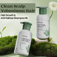 Thumbnail for Mayraki Hair Growth & Anti Hairloss Shampoo Kit - Best shampoo for hair growth and thickness, thinning hair and hair loss treatment for men and women | (300 ml/10.14 fl.oz x2)