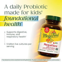 Thumbnail for Image 3 of MegaFood MegaFlora Probiotics for Kids 5, Gut Health, 60 Mini Capsules