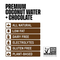 Thumbnail for Image 2 of ONCE UPON A COCONUT Premium Chocolate Coconut Water - 10.8 Fl Oz (Pack of 12)