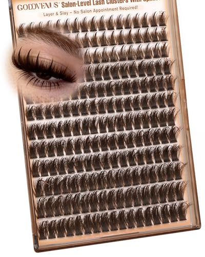 Image 5 of P-brown manga cluster with spikes for the product Goddvenus Manga Lash Clusters Eyelash Extensions