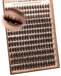 Thumbnail for Image 5 of P-brown manga cluster with spikes for the product Goddvenus Manga Lash Clusters Eyelash Extensions