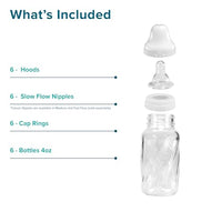 Thumbnail for Image 4 of Evenflo Feeding Classic Glass Twist Bottles, 4 Ounce (Pack of 6)