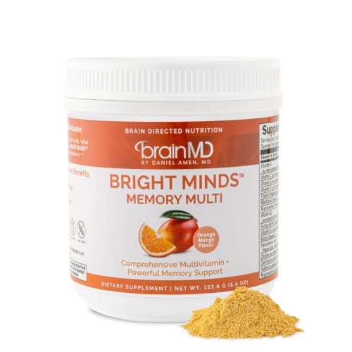 Image 1 of Default Title for the product BrainMD Dr Amen Bright Minds Memory Multi 5.4 oz Powder