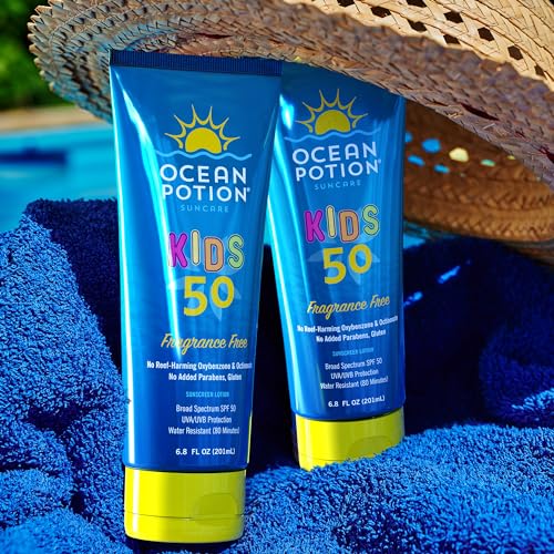 Image 4 of Ocean Potion Kids Sunscreen SPF 50 Broad Spectrum UVA/UVB Protection 6.8 oz