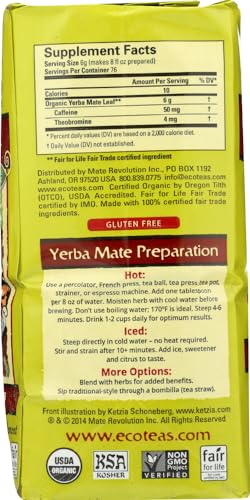Image 4 of ECOTEAS Tea, Og1, Yerbe Mate, Lse, Tr