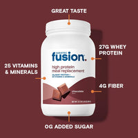 Thumbnail for Image 3 of Bariatric Fusion High Protein Meal Replacement, Chocolate, 31.2 oz