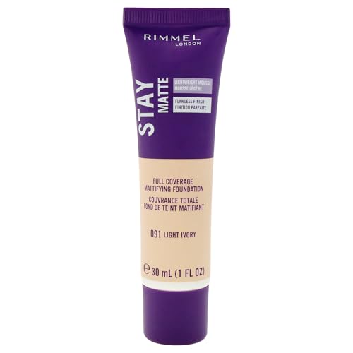 Image 6 of Light Ivory / 1 Fl Oz (Pack of 1) for the product Rimmel Stay Matte Liquid Foundation