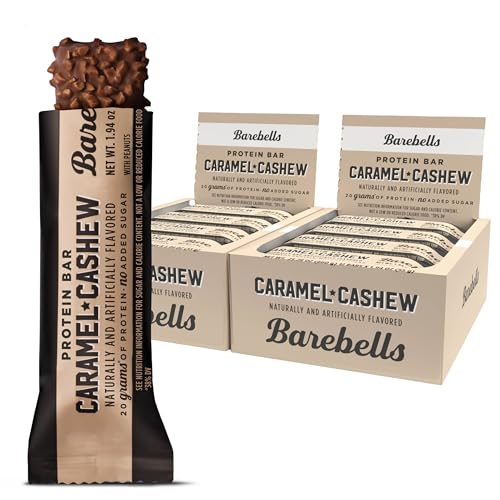 Image 1 of Default Title for the product BAREBELLS Protein Bars Caramel Cashew - 12 Count, Pack of 2