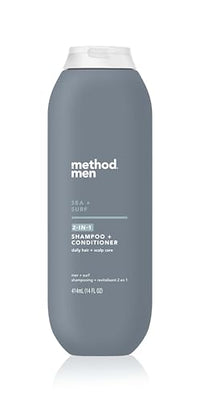 Thumbnail for Image 1 of Default Title for the product Method Men 2-in-1 Shampoo and Conditioner, Sea + Surf, 14 fl oz