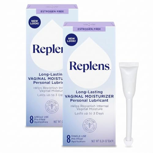 Image 1 of Unscented / 8 Count (Pack of 2) for the product Replens Long-Lasting Vaginal Moisturizer, 8ct with Single-use applicator (Pack of 2)