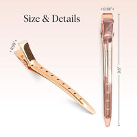 Thumbnail for Image 5 of Kitsch Professional Alligator Clips - Rose Gold, 6 Pcs
