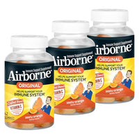 Thumbnail for Image 1 of Default Title for the product Airborne 750mg Vitamin C Immune Support Supplement Gummies for Adults, 42 Gummies (3 Pack)