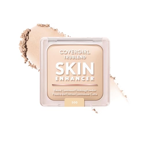Image 1 of 500 Sugar Cookie / 0.28 Ounce (Pack of 1) for the product COVERGIRL TruBlend Skin Enhancer Baked Luminous Finishing Face Powder