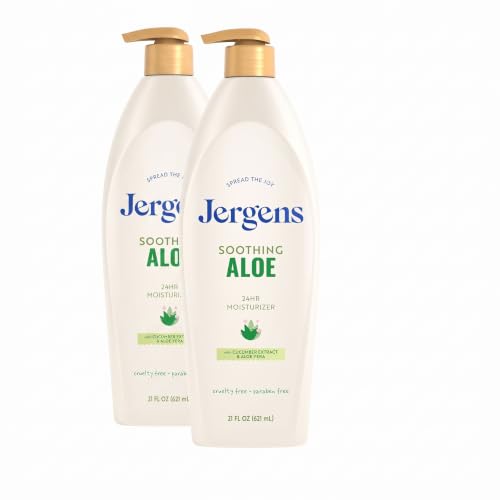 Image 1 of Default Title for the product Jergens Soothing Aloe Body Lotion 21 Oz Pack of 2