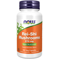 Thumbnail for Now Foods Rei-Shi Mushrooms 270 mg 100 Caps