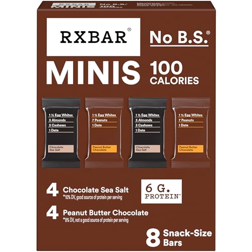 Image 1 of 2-Flavor Chocolate Variety / 8 Count (Pack of 1) for the product RXBAR Minis Protein Bars Variety Pack