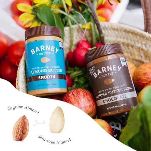 Image 3 of Barney Butter Almond Butter, Smooth, 16 Ounce Jar, Pack of 2