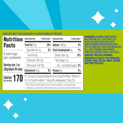 Image 2 of Blue Diamond Almonds Spicy Dill Pickle Flavored Snack Nuts, 6 Oz Resealable Can