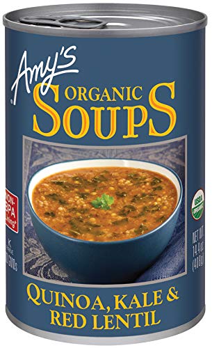 Image 6 of Amy's Soup Organic Kale Quinoa and Red Lentil (12 Pack) 14.4 Ounce