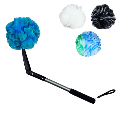 Image 1 of Default Title for the product EASACE Long Handled Loofah with Sponges by Shower