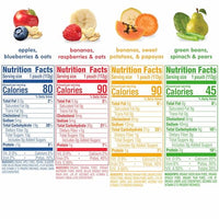 Thumbnail for Image 2 of Happy Baby Clearly Crafted Stage 2 Fruit & Veggie Variety Pack 4oz (16)